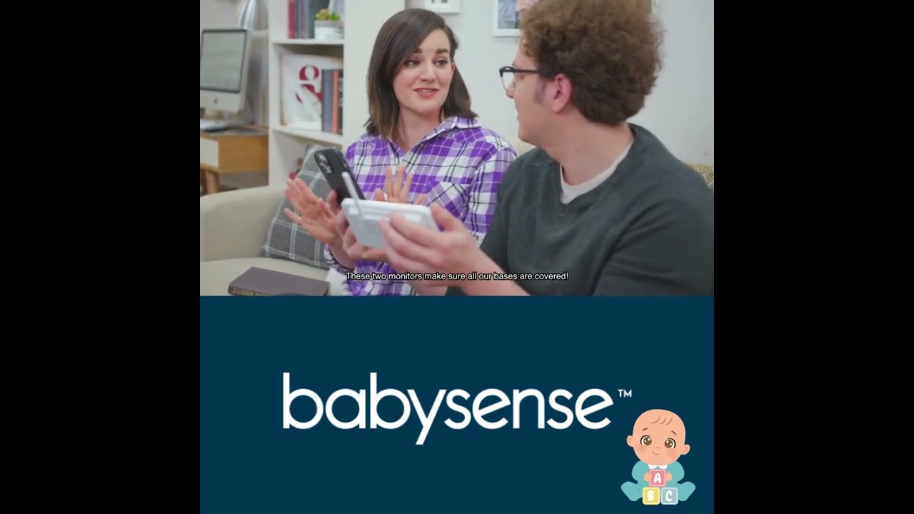 Babysense HD Dual - Baby Monitor with WiFi, and Separate Non-WiFi Camera