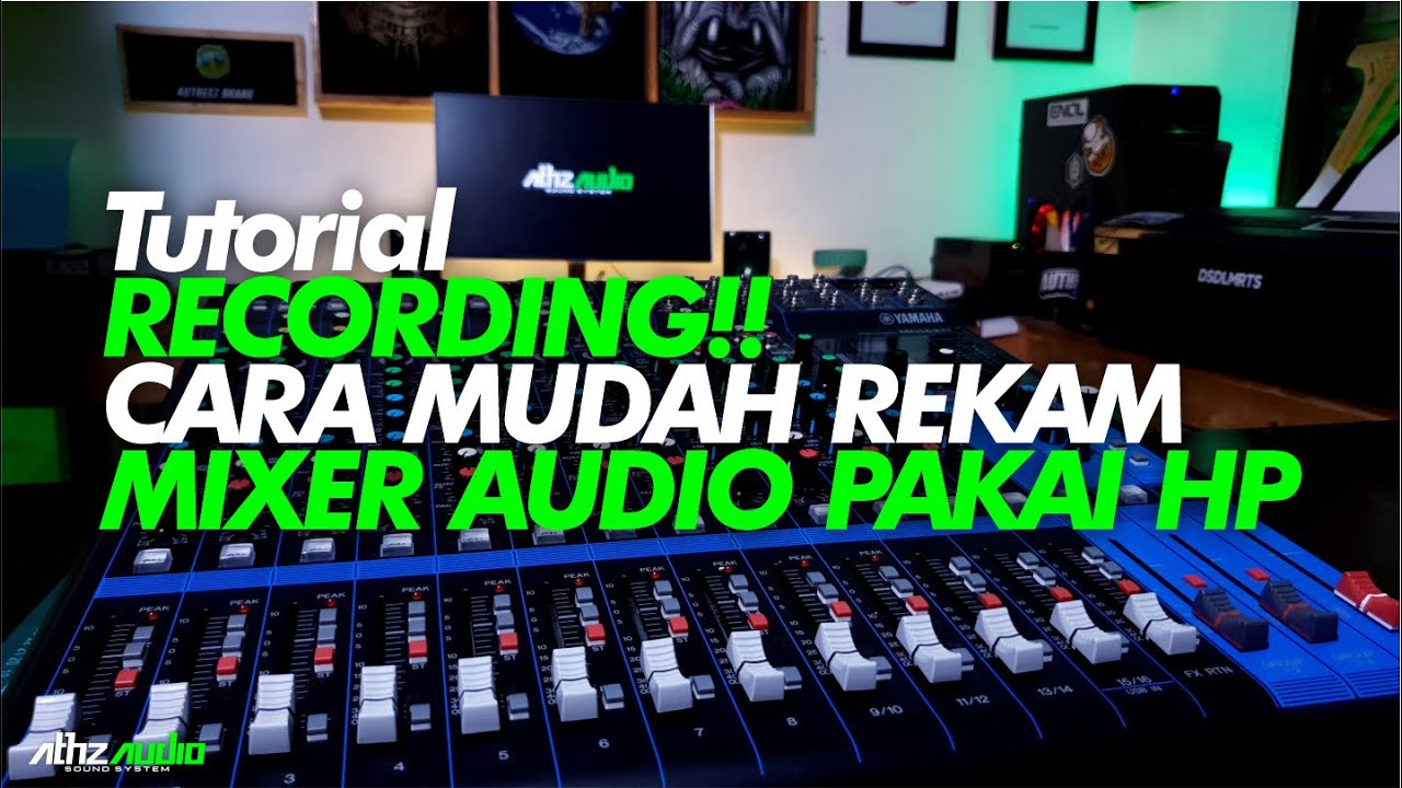 Cara merekam Mixer audio menggunakan HP ( Handphone )