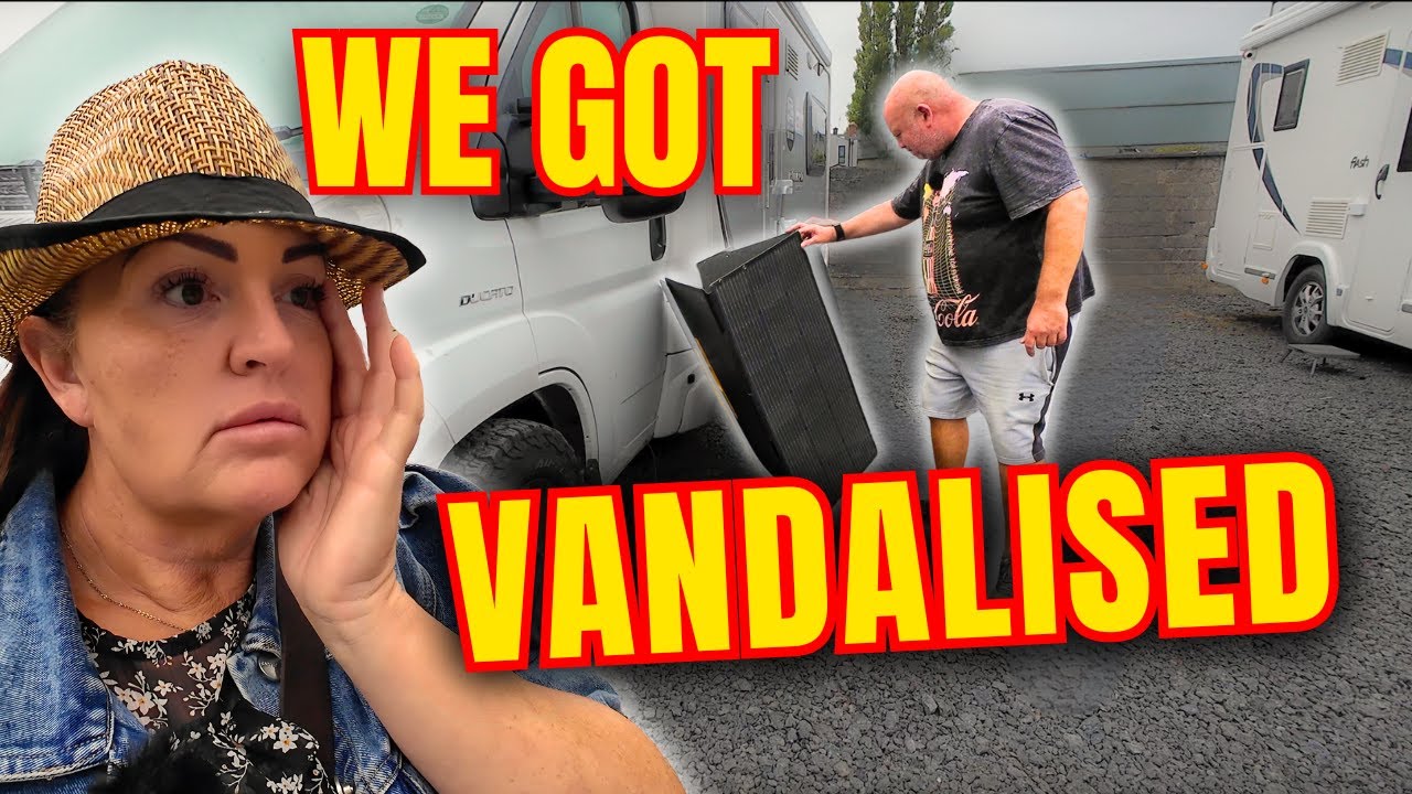 VANDALISM FORCES us to LEAVE IRELAND