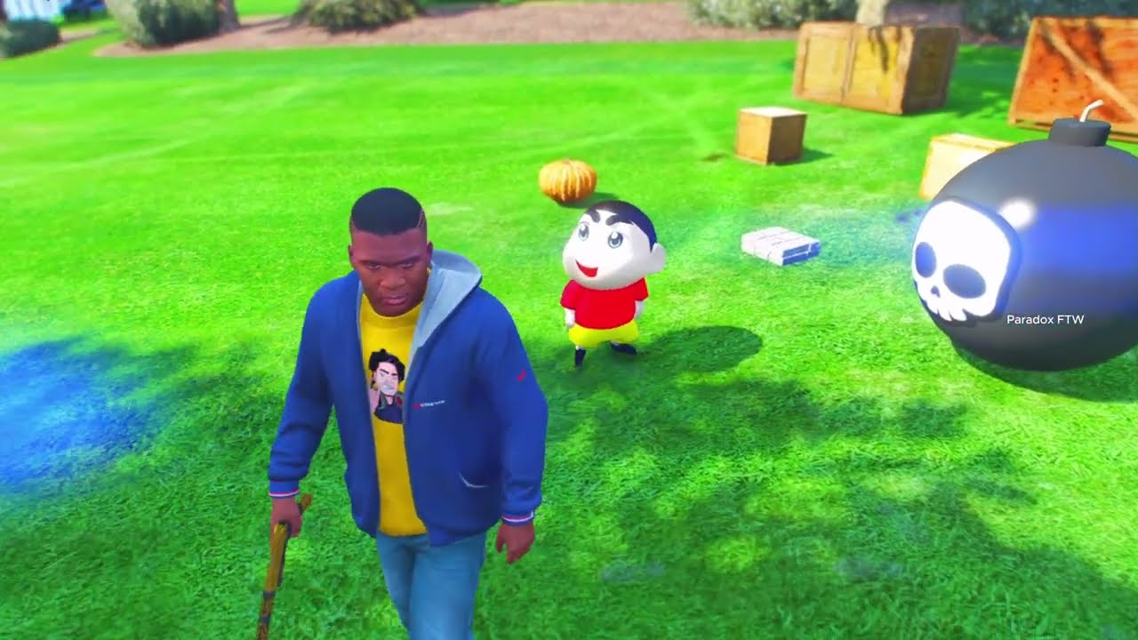 Shinchan and Franklin Opened Secret Mystery Boxes In GTA 5 | Paradox FTW