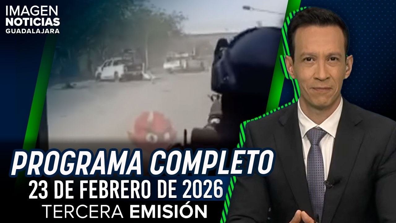 Imagen Noticias GDL con Ricardo Camarena | Programa completo 23 de febrero 2026