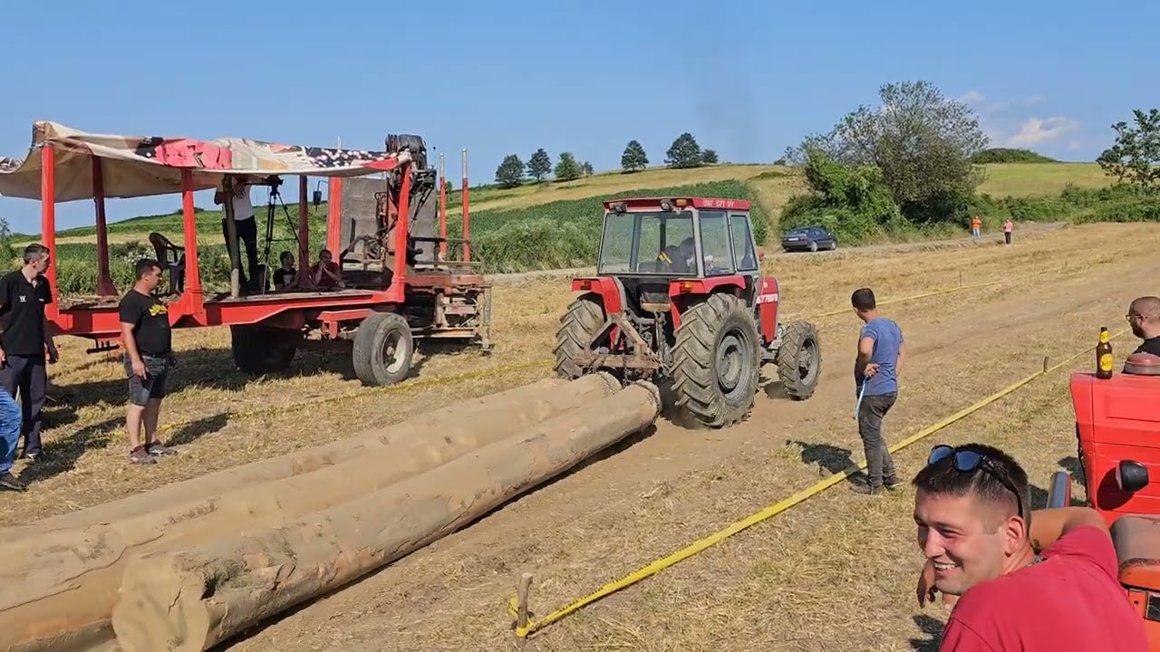 Traktorijada Gornja Dragotinja 2023 kategorija od 60. do 80. trupac 3.90m3