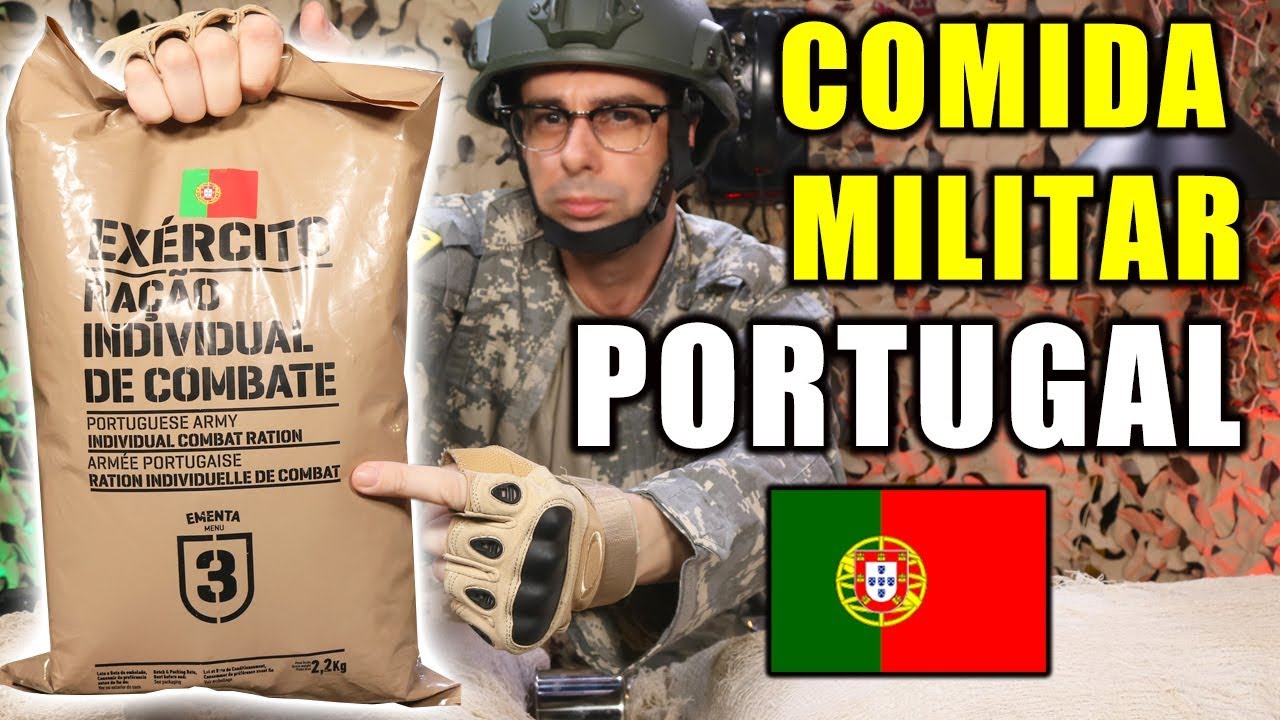 Probando COMIDA DE SUPERVIVENCIA MILITAR de PORTUGAL