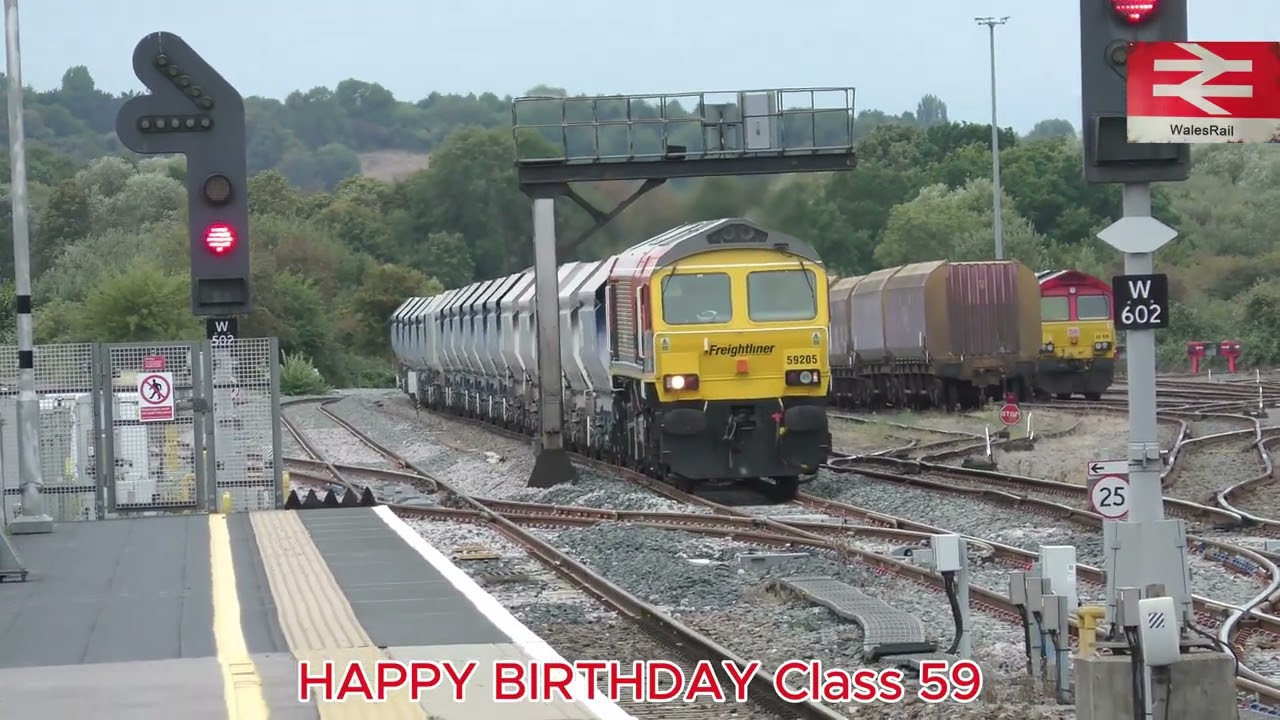 Class 59 HAPPY 40th Birthday today 21st January 1986 arrival in the UK