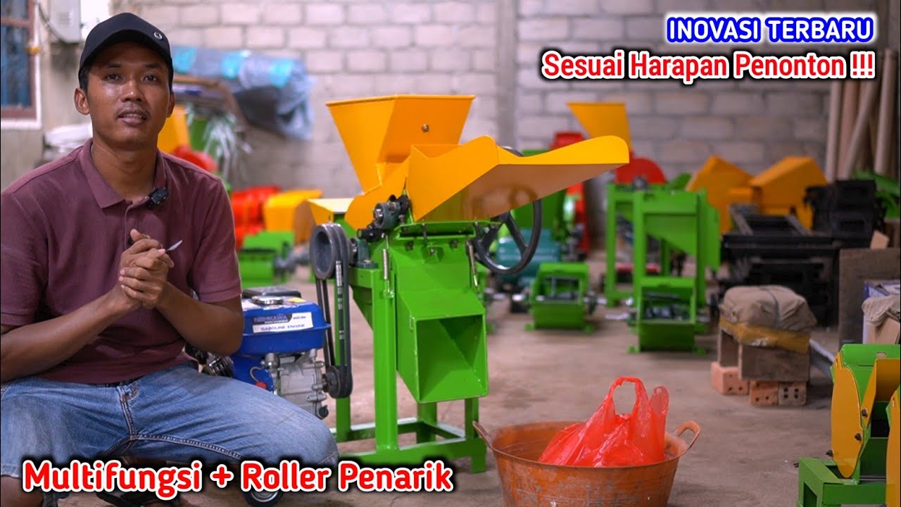 Mesin Cacah Rumput JT-3500 Multifungsi + Roller Penarik Idaman Para Peternak