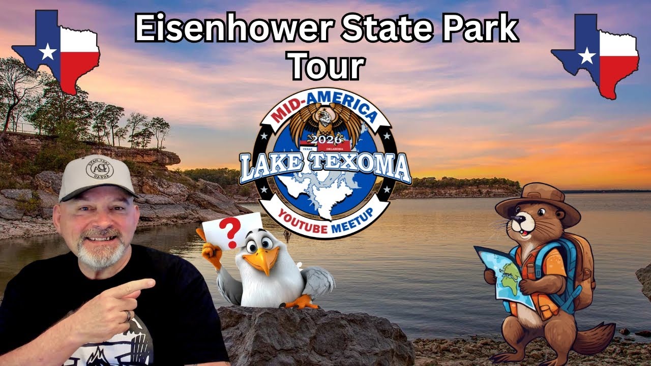 Tour of Eisenhower State Park #texas #rvlife