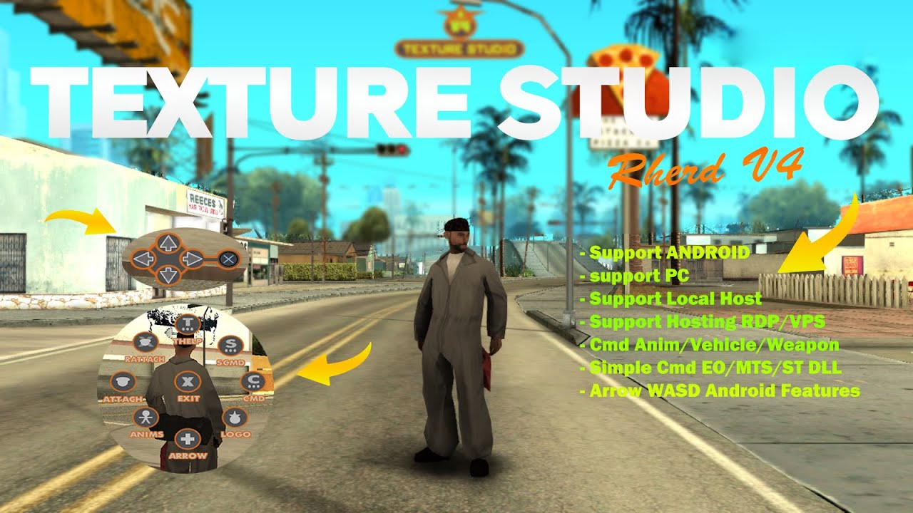 [ TUTORIAL ] CARA INSTALL TEXTURE STUDIO RYHERD V4 SUPPORT ANDROID GTA SAMP