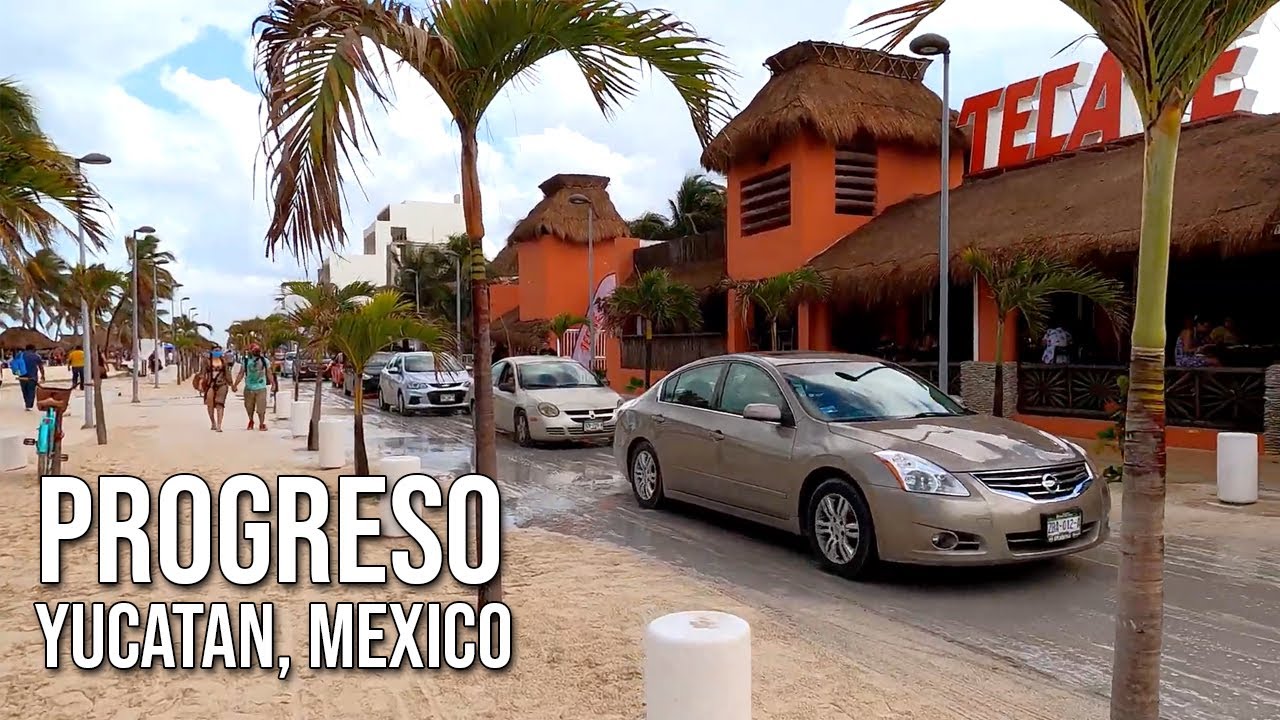 Exploring Malecon in Progreso, Mexico