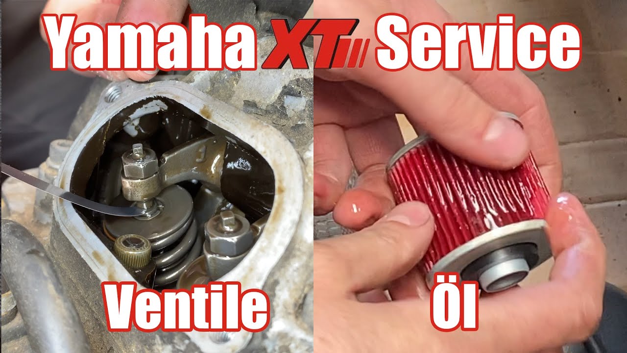 Großer Service für die Yamaha XT 600 - Ventile einstellen und Öl wechseln