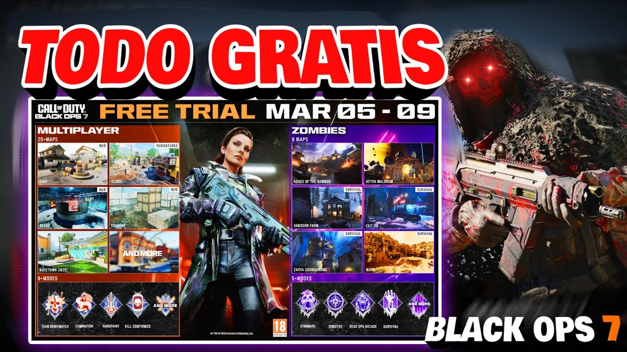 BLACK OPS 7 GRATIS 😱 Free Trial hasta el 9 de Marzo | Pruébalo Ahora
