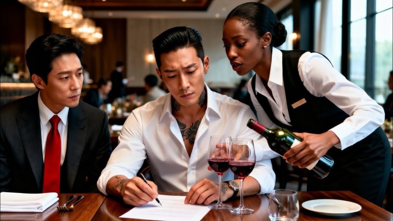 Black Waitress Swaps The Mafia Boss's Drink After Hearing The Korean’s Plan