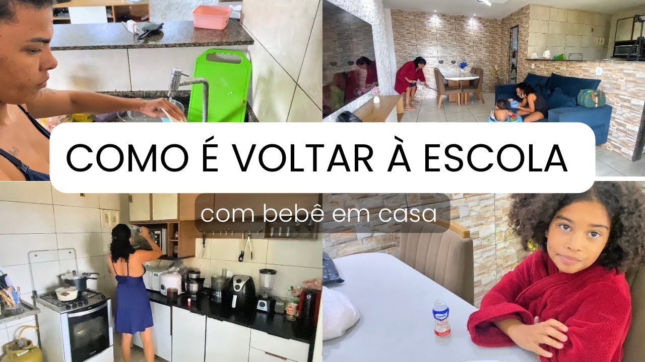 Volta às aulas com bebê de 9 meses em casa | Maternidade real 🤣