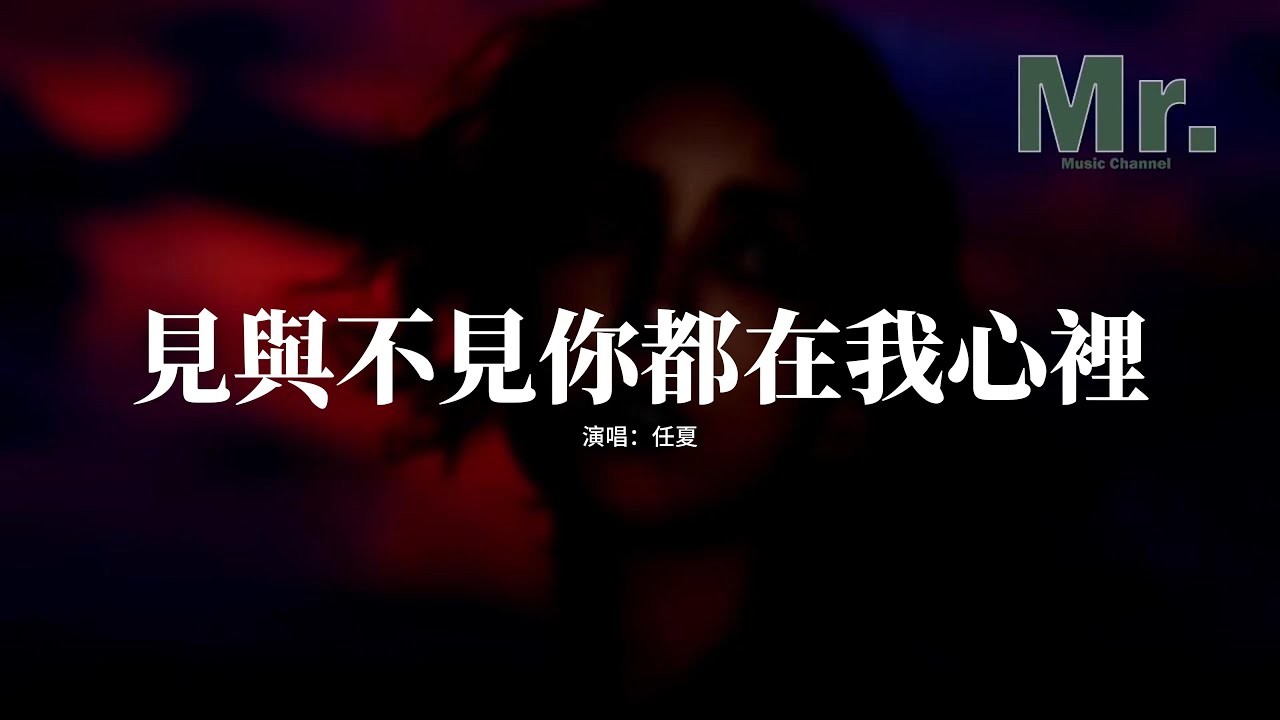 任夏 - 見與不見你都在我心裡『見與不見你都在我心裡，往後餘生你照顧好自己，你可是我曾經 愛到骨子裡的人，以後再愛誰都別受委屈。』【動態歌詞/Pinyin Lyrics】