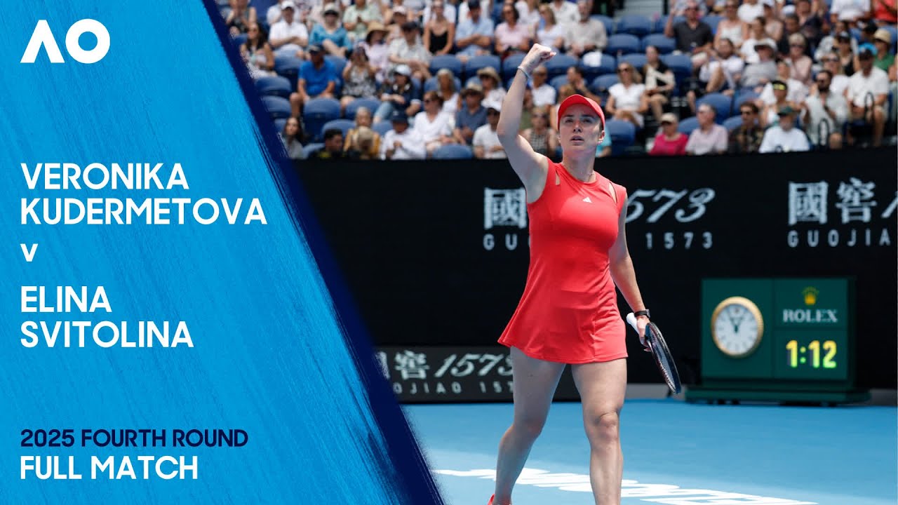 Veronika Kudermetova v Elina Svitolina Full Match | Australian Open 2025 Fourth Round
