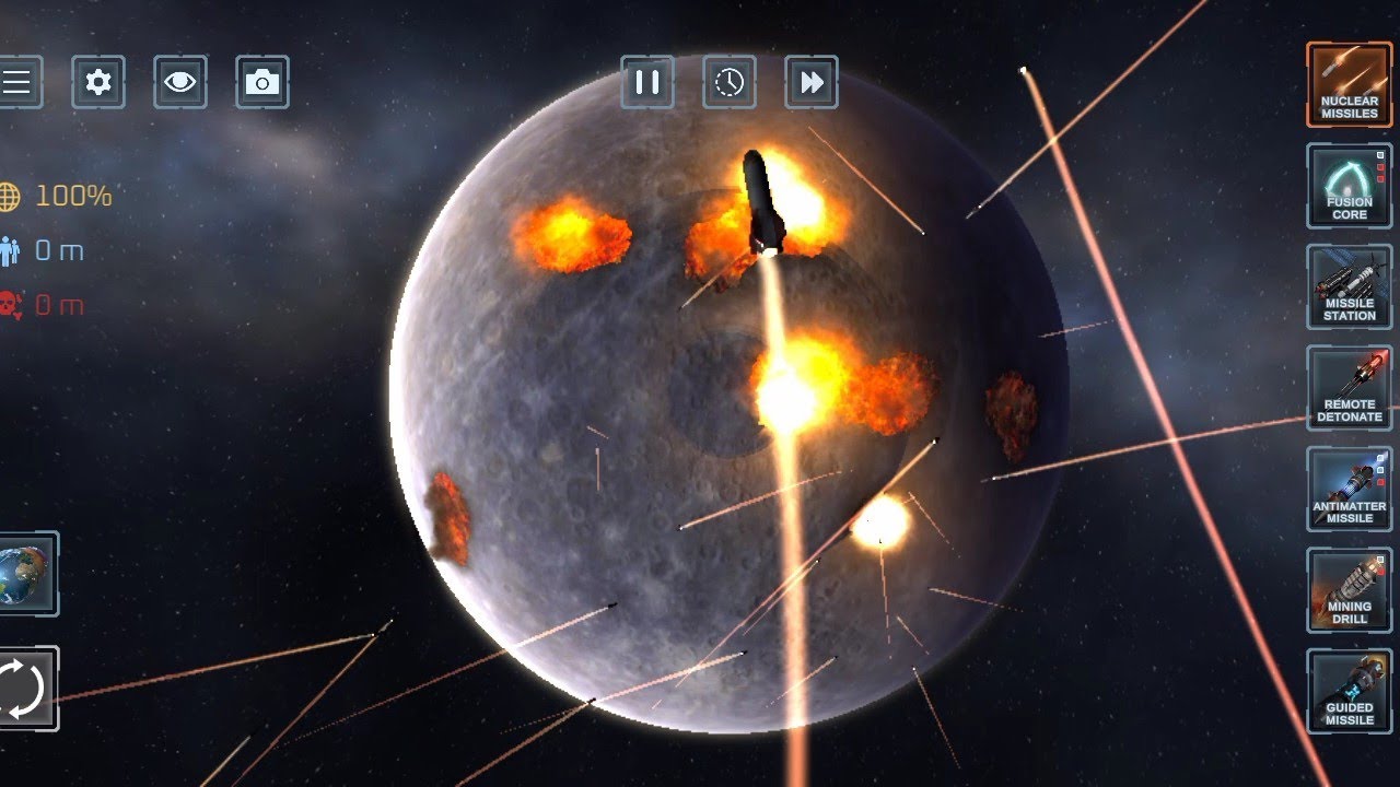 Nuclear attack ☢️ on Mercury 🎮 #gameplay #gaming 