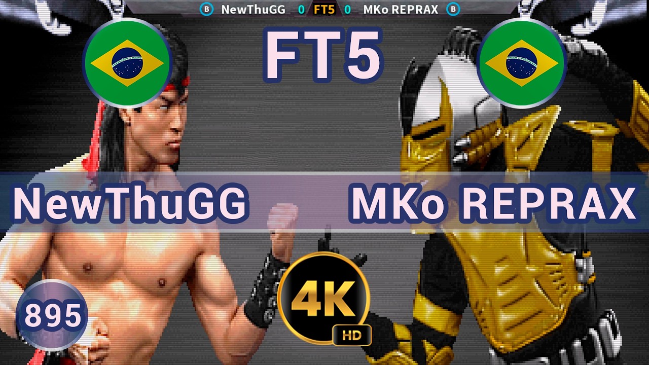 UMK3 - 🇧🇷 NewThuGG vs MKo REPRAX 🇧🇷 FT5 / 4K 60 FPS #umk3 #ultimatemortalkombat3 #t99h #fightcade