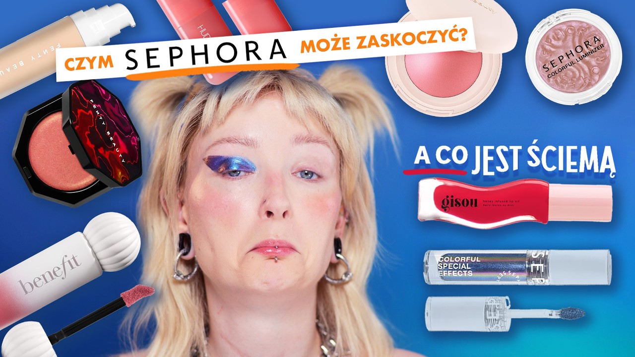 Bardzo HOT nowości z Sephory 😎 Puchata pomadka, overpriced 💩 i prawdziwy żuk na oku