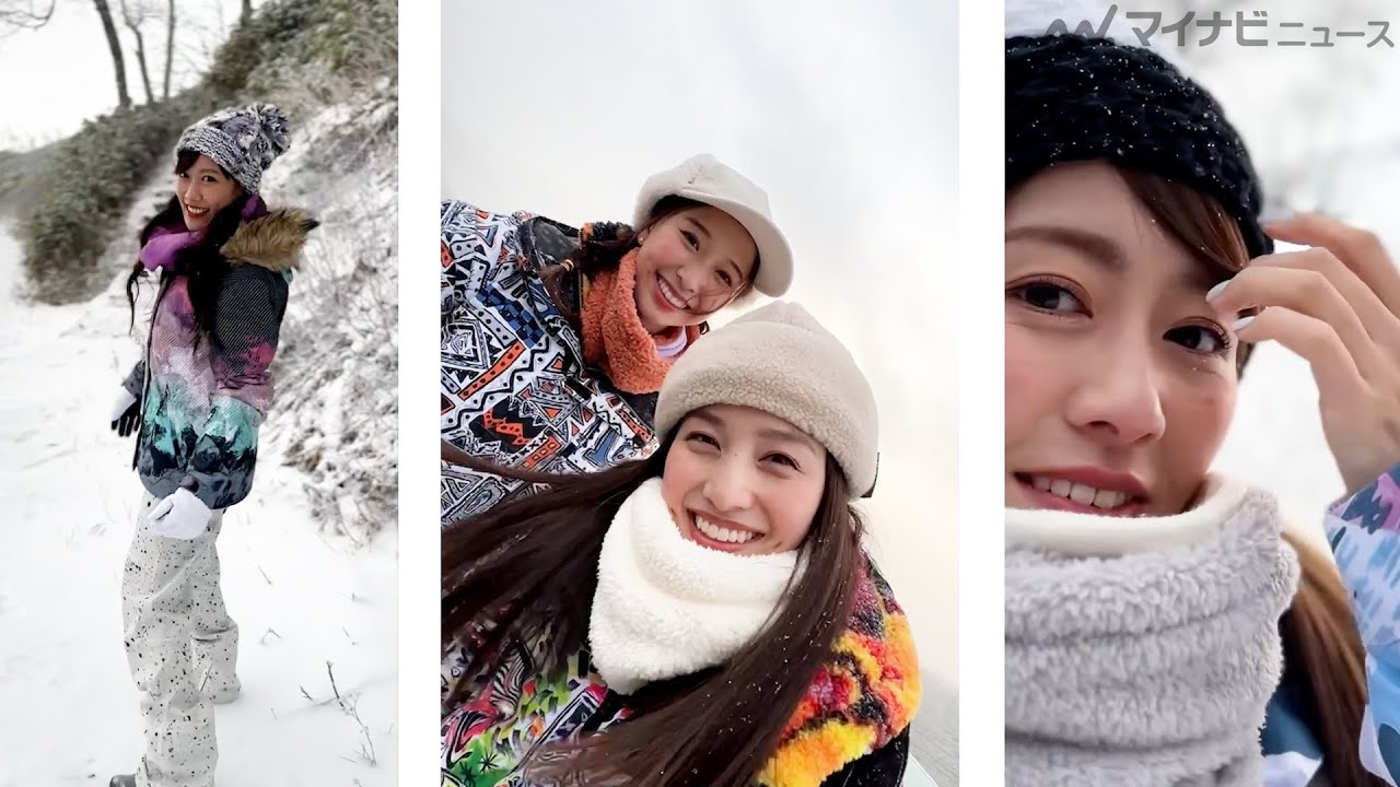 ももクロ、まるでプライベート旅行？雪合戦＆ソリで大はしゃぎ！「楽天トラベル」CMメイキング映像公開