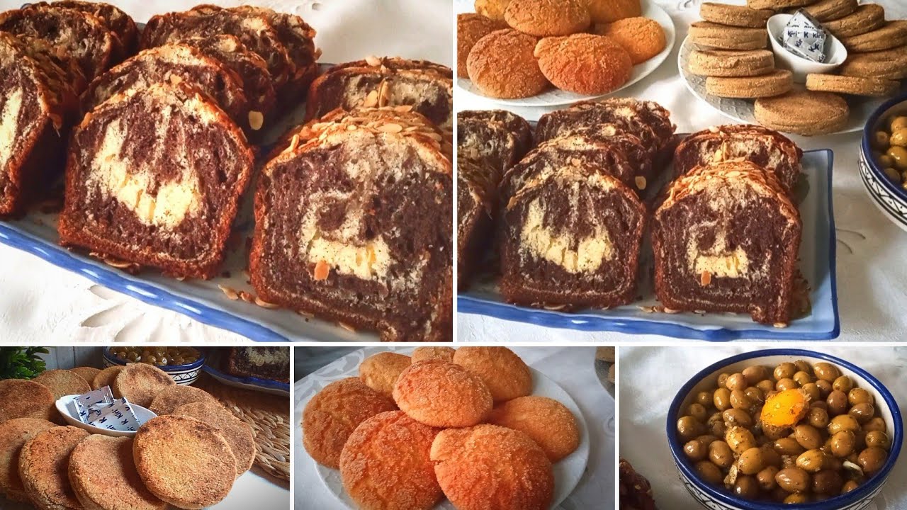 برعيهم بهذ الاقتراحات👌كيك ماربري طالع وخفيف وحريشات بالشعير والقمح الكامل وحريشات هشاش بالكوك
