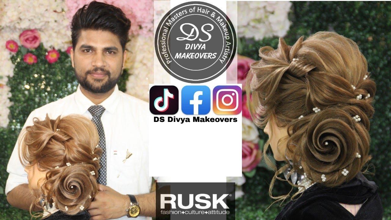 Creative Russian Hairstyling | Learn advance hair styling | step by step in Hindi |
