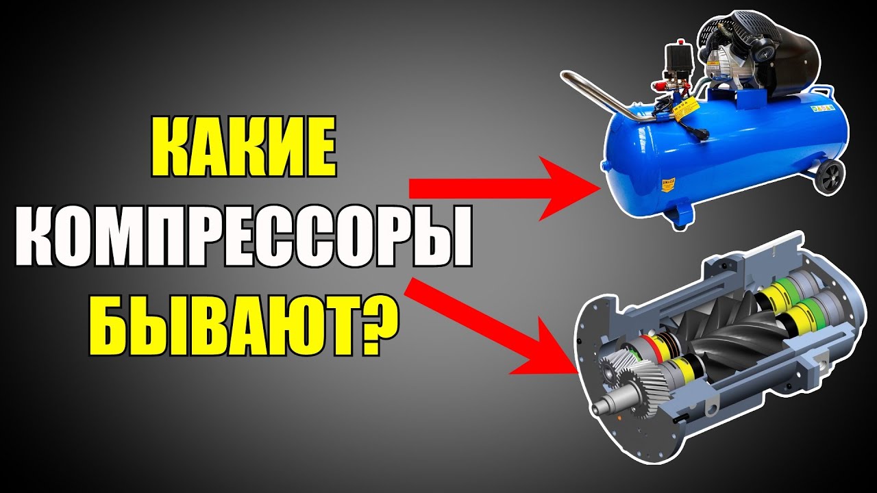 Типы компрессоров. Какие компрессоры бывают?