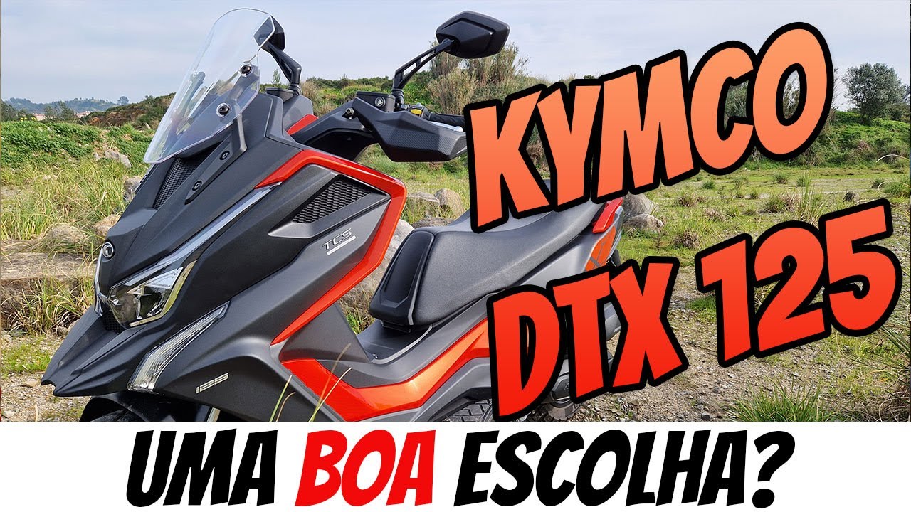 Kymco DTX 125(2024) ★  Review & TestRide  ★ 🔥🔴 - PORTUGUES 💯✅
