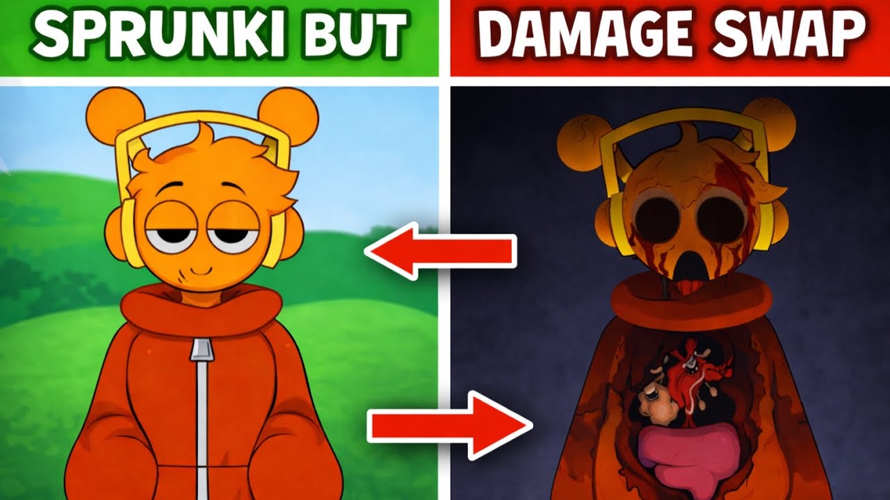 Sprunki But Damage Swap Transformation (Full Video) 