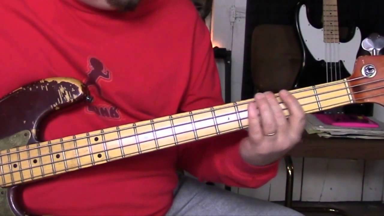 Shuffle Blues Bass Groove in A