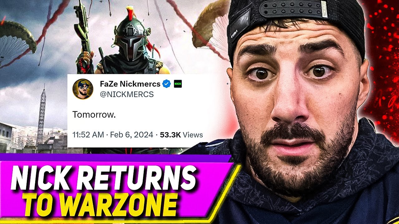 Nickmercs RETURNS to Warzone After CoD Drama