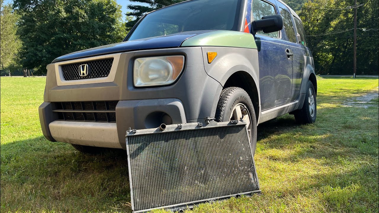 Replacing the Radiator in a 2003 Honda Element