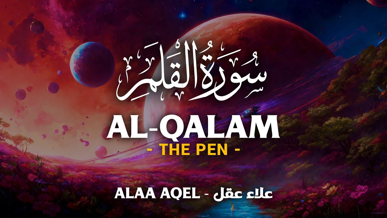 Surah Al Qalam (سورة القلم) - علاء عقل | Alaa Aqel (4K)