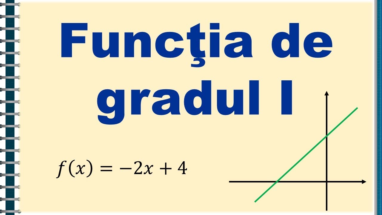 IX. Functia de gradul I | Matera.ro