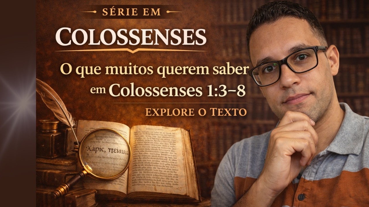Se a Fé é Dom de Deus… Paulo Prova Isso Aqui | Cl 1:3–8 | EXPLORE O TEXTO