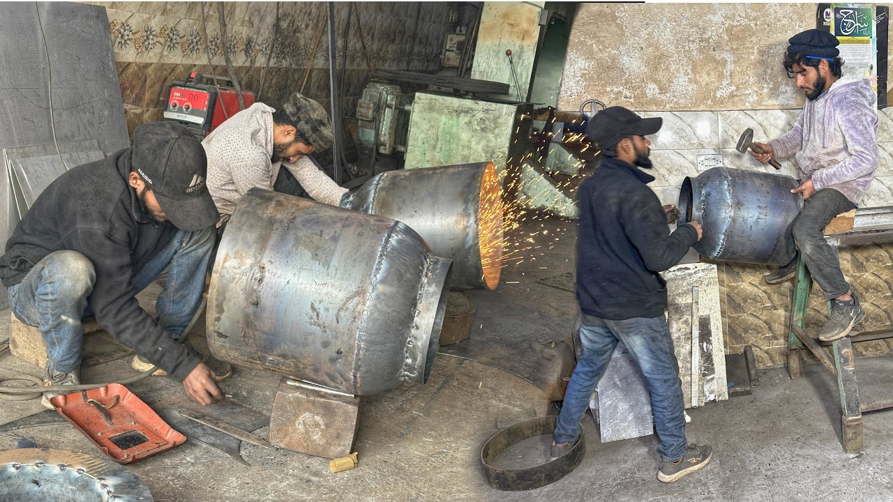 Building a Massive Stainless Steel Roti Oven from Scratch
