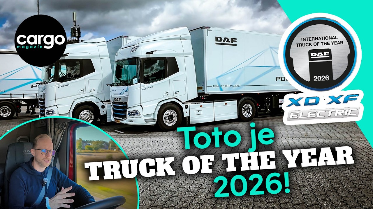 Vyskúšali sme najlepší truck roka 2026: Ako jazdí DAF XD a XF Electric?