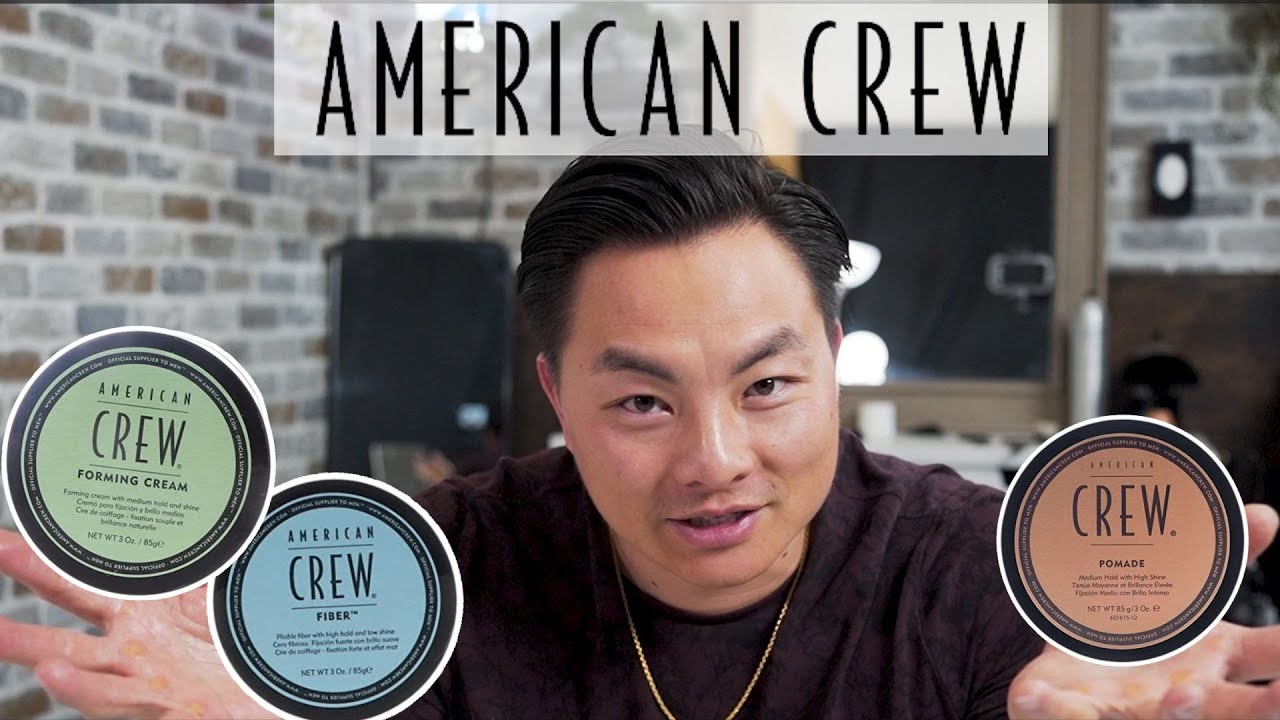 Помада, волокно или крем для укладки American Crew? | Обзор средств для волос для мужчин