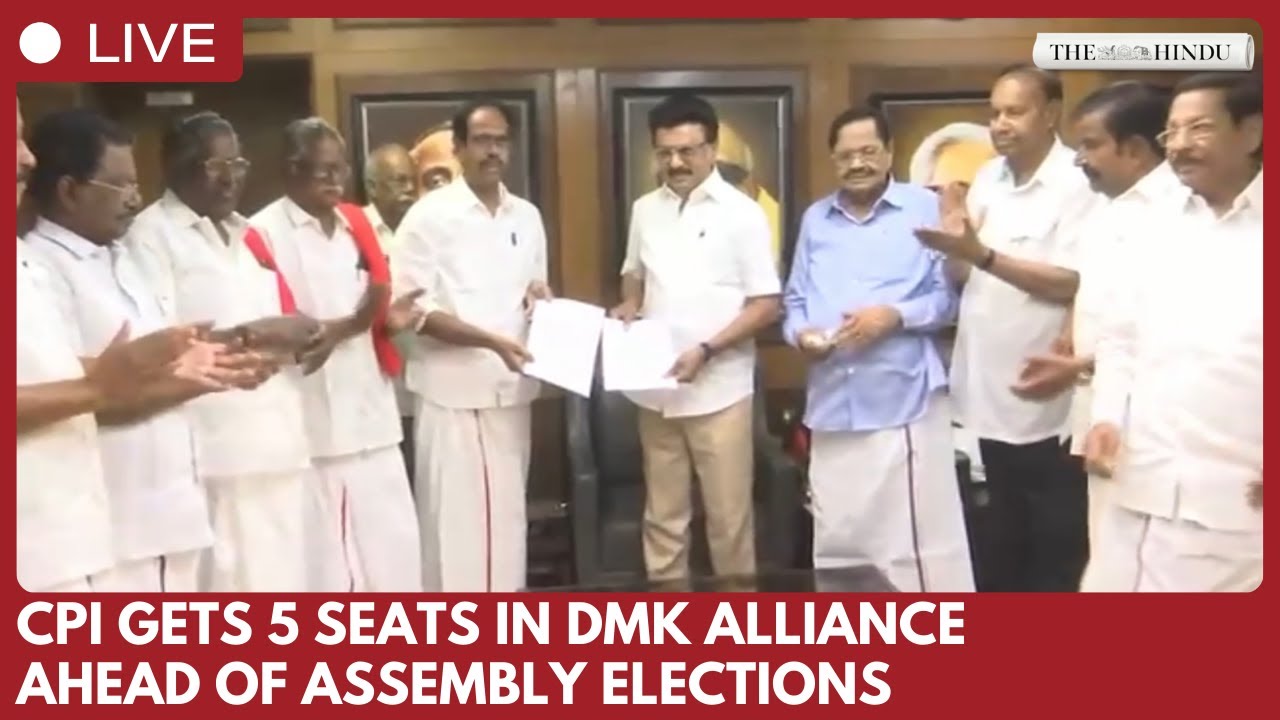 CPI secures 5 seats in DMK‑led alliance, Veerapandian meets Stalin in Chennai