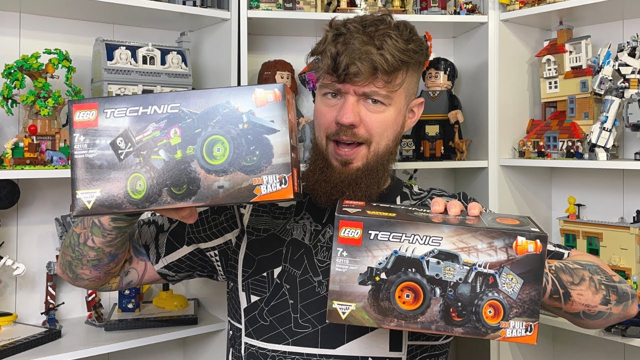 LEGO TECHNIC 42118/42119 | MONSTER JAM GRAVE DIGGER & MAX-D | RECENZJA