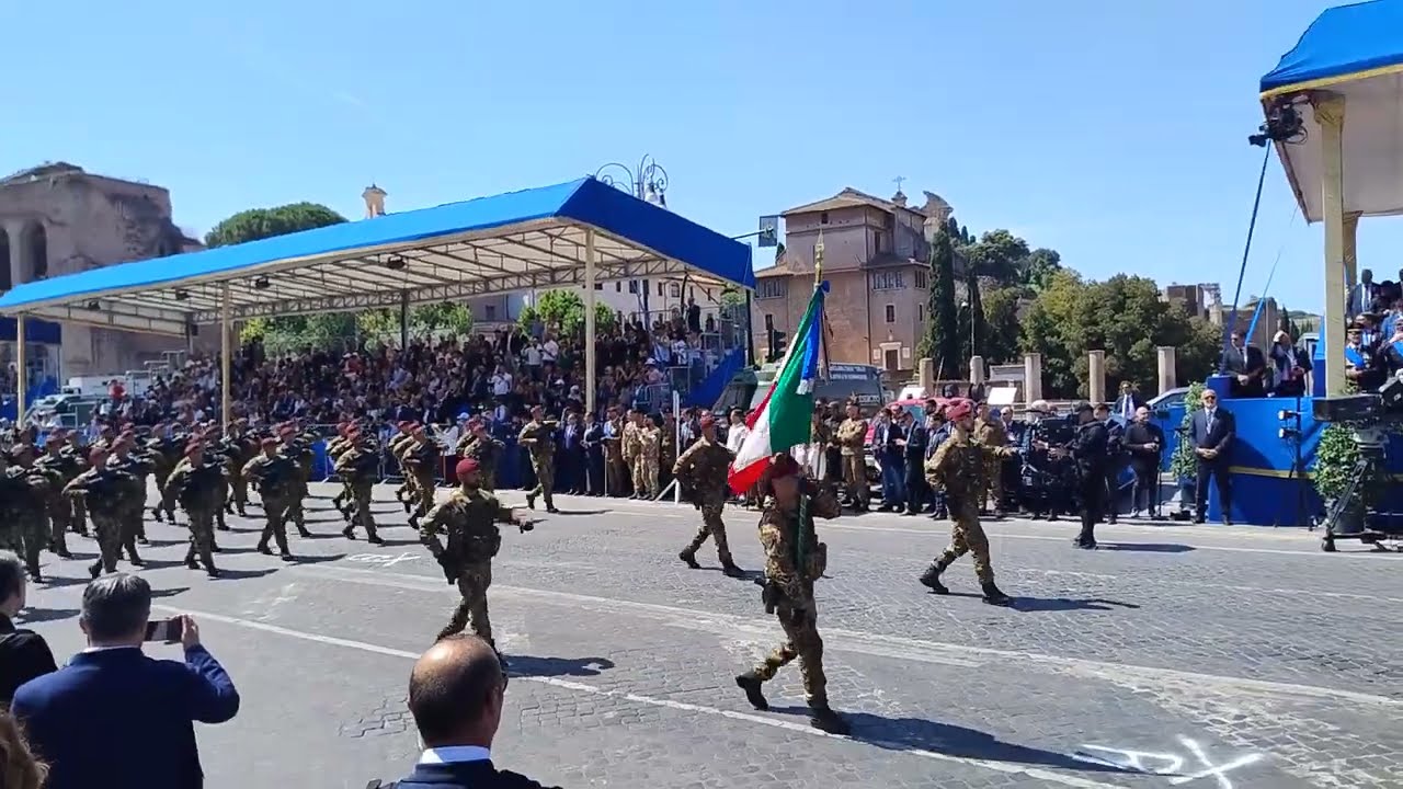2 Giugno 2025- Parata militare: La&nbsp;Brigata paracadutisti 