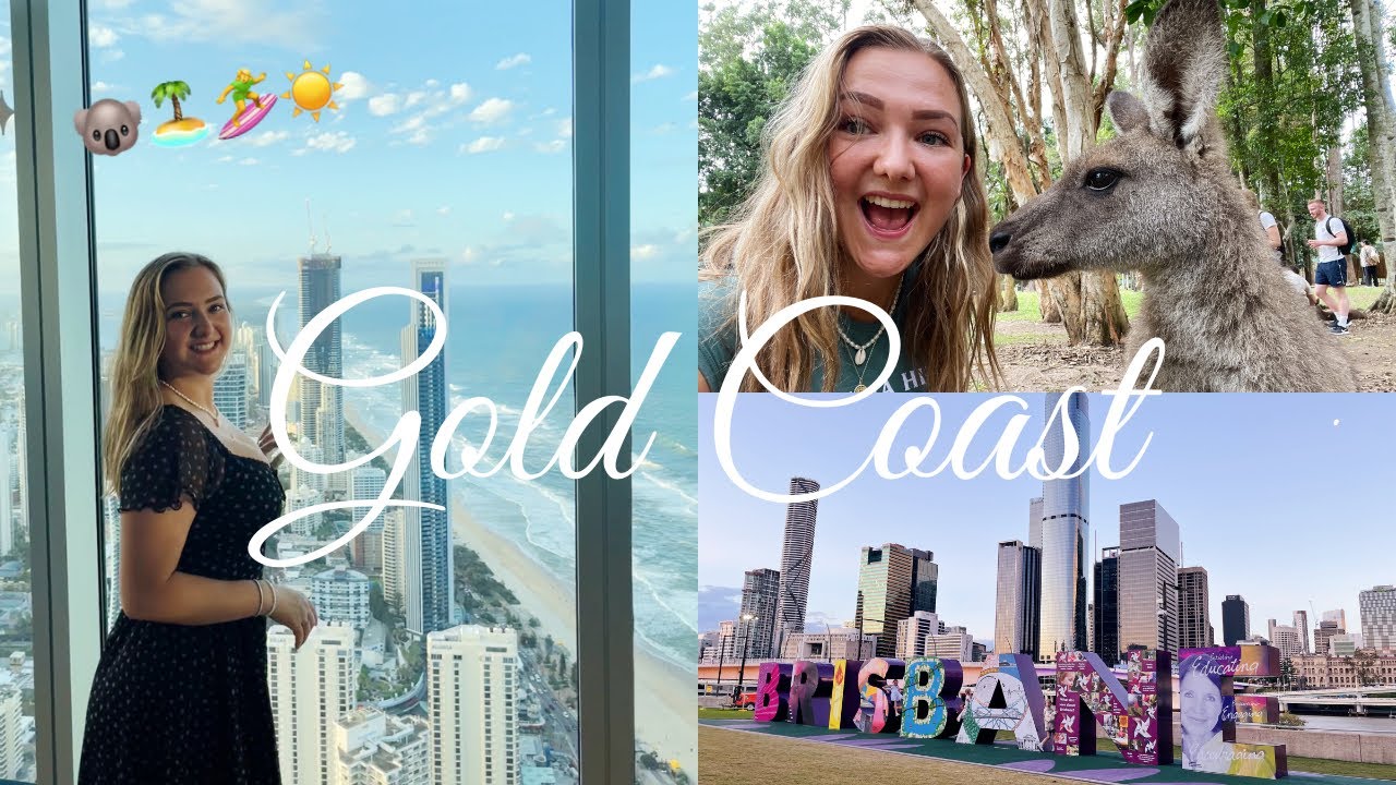 HOLDING A KOALA + EXPLORING THE GOLD COAST!! | SURFERS PARADISE + BRISBANE TRAVEL VLOG