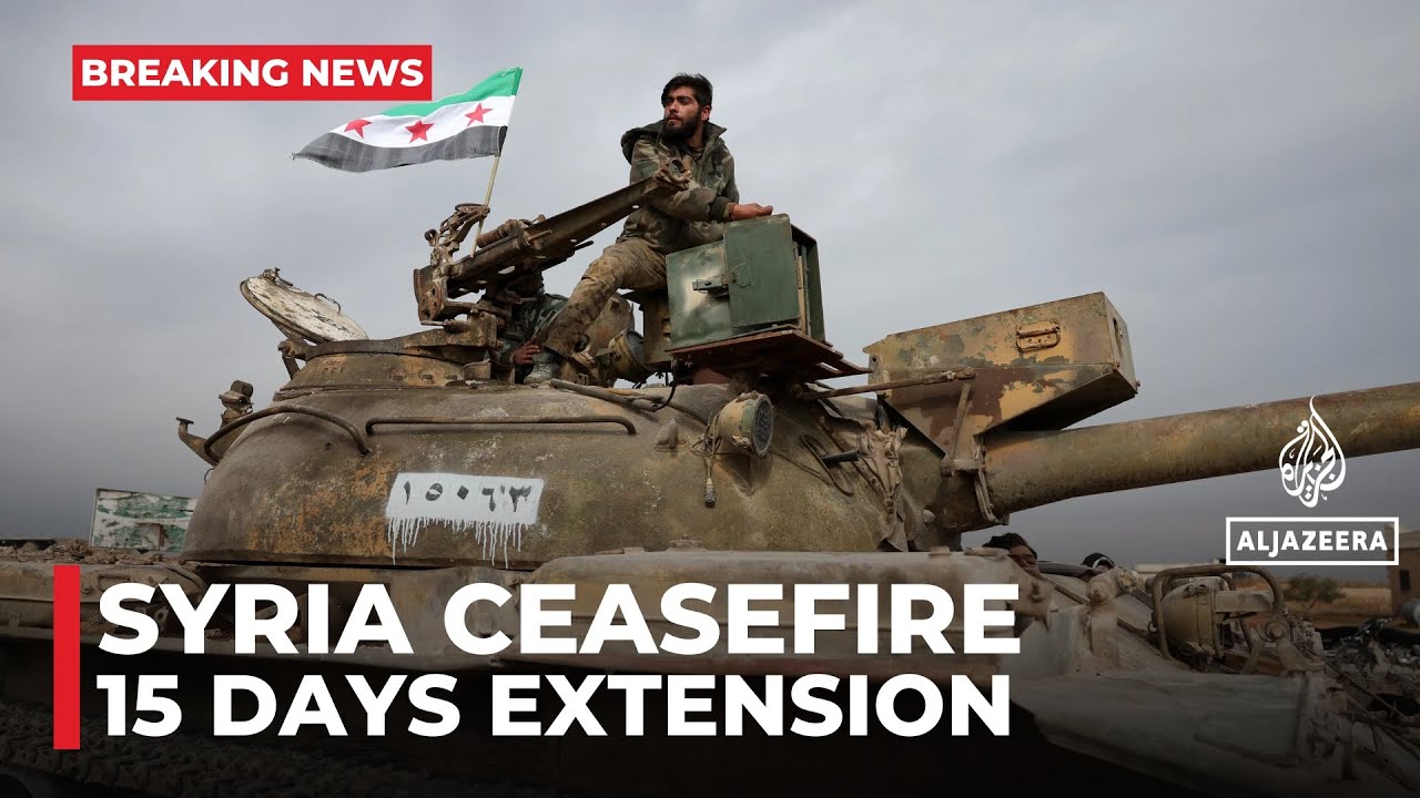 Ceasefire between Syrian army and Kurdish-led forces extended for 15 days
