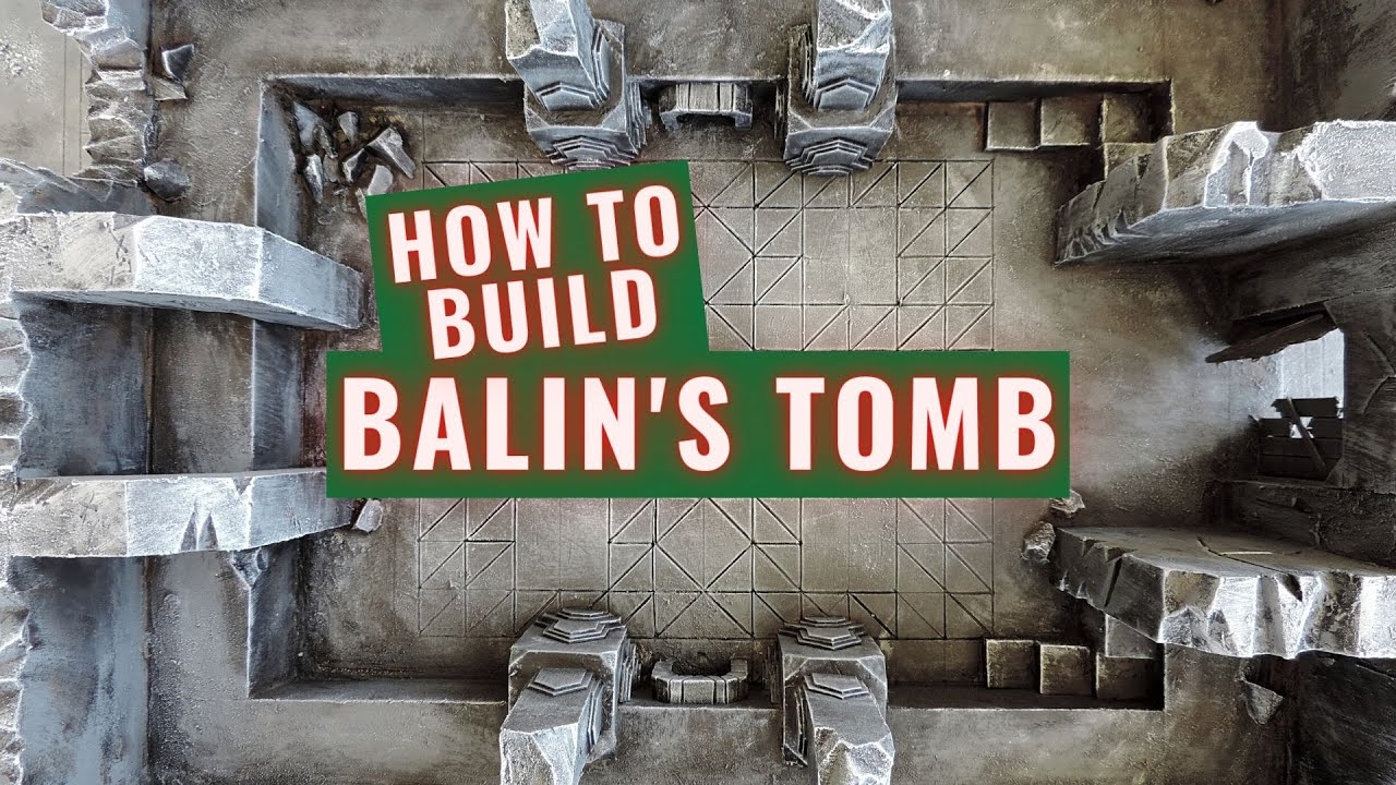 How to build Balin's Tomb & Khazad Dum Terrain - MESBG Gaming Board