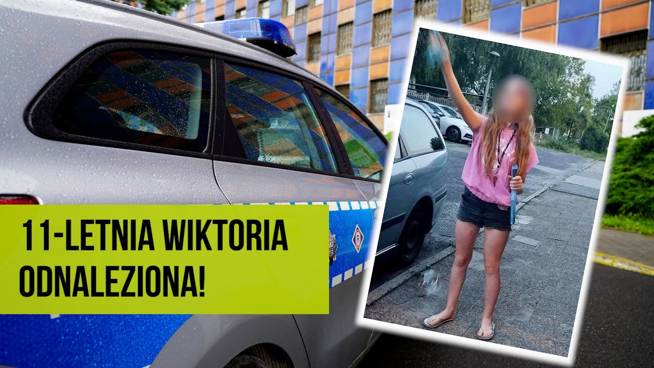 Child alert odwołany. Odnaleziono 11-letnią Wiktorię z Sosnowca
