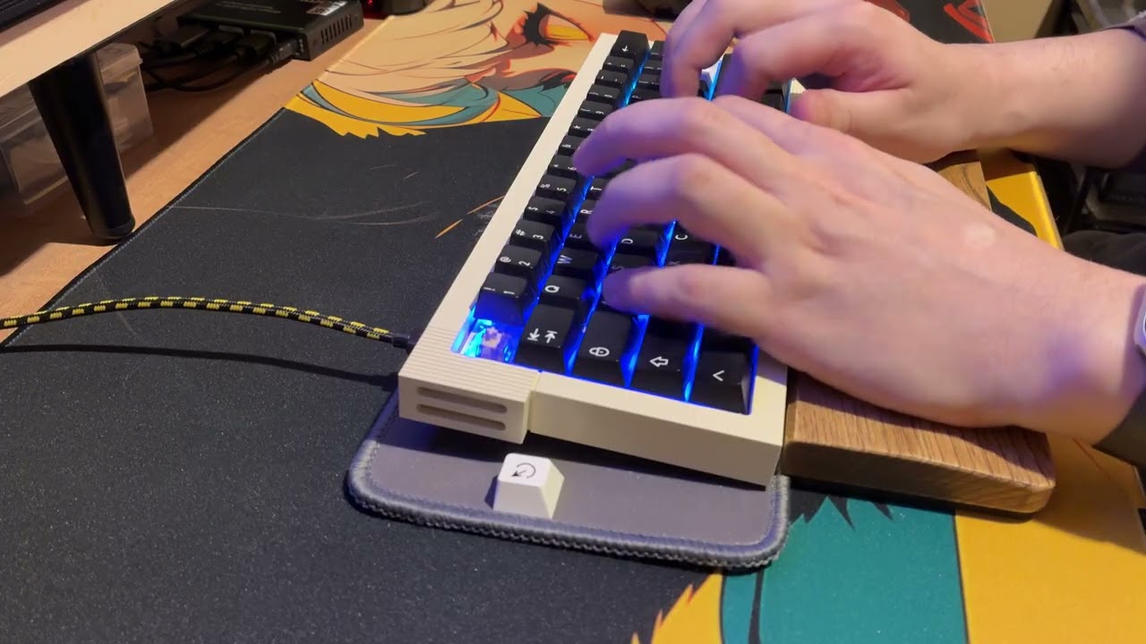 Wooting 60HE+ in desktoptribe DT60 | owlab ti he switch (re-recording)