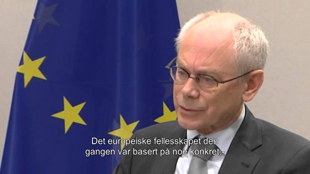 Herman Van Rompuy, President of the European Council. Interview for the Nobel Peace Center.