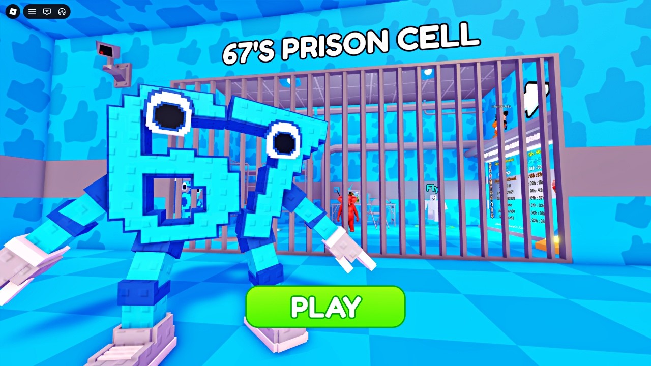 67'S PRISON RUN! (Obby) ALL JUMPSCARES FULL GAMEPLAY