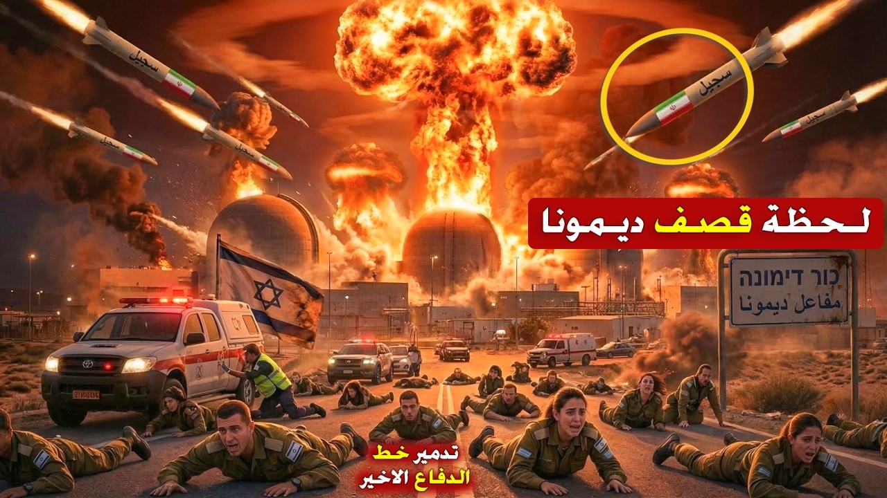 إيران تضرب خط الدفاع الإسرائيلي الأخير… قصف ديمونا واختراق الملاجئ المحصنة ومصير غامض لنتنياهو