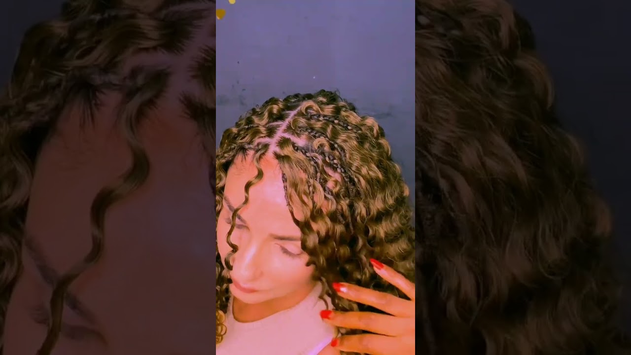 como fazer tran&ccedil;a boho braids no cabelo curto com fibra sem jumbo
