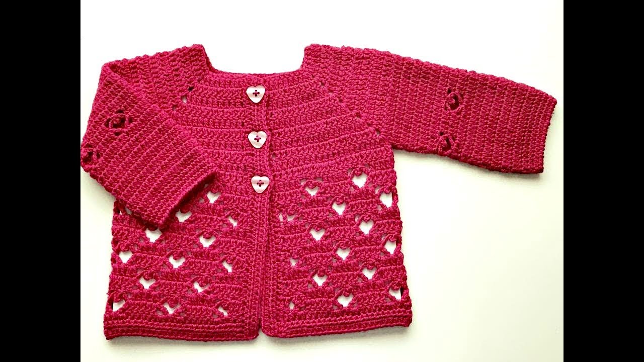 PRIMERA PARTE Saquito de bebe de 3 a 6 meses a CROCHET - La Magia del Crochet-