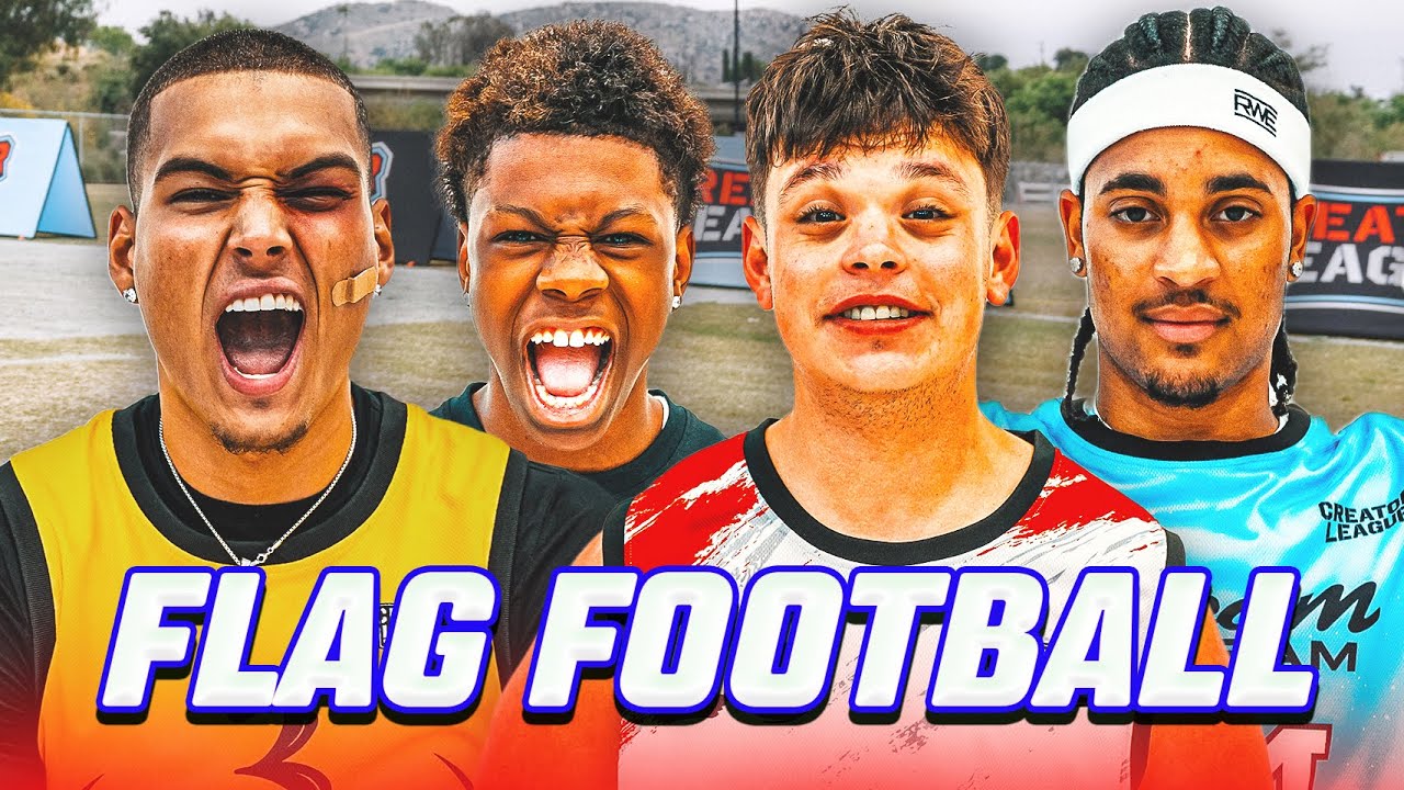 BIGGEST Flag Football Tournament EVER!! | RayAsianboy, JasonTheWeen, Mark Phillips, and YourRAGE!!